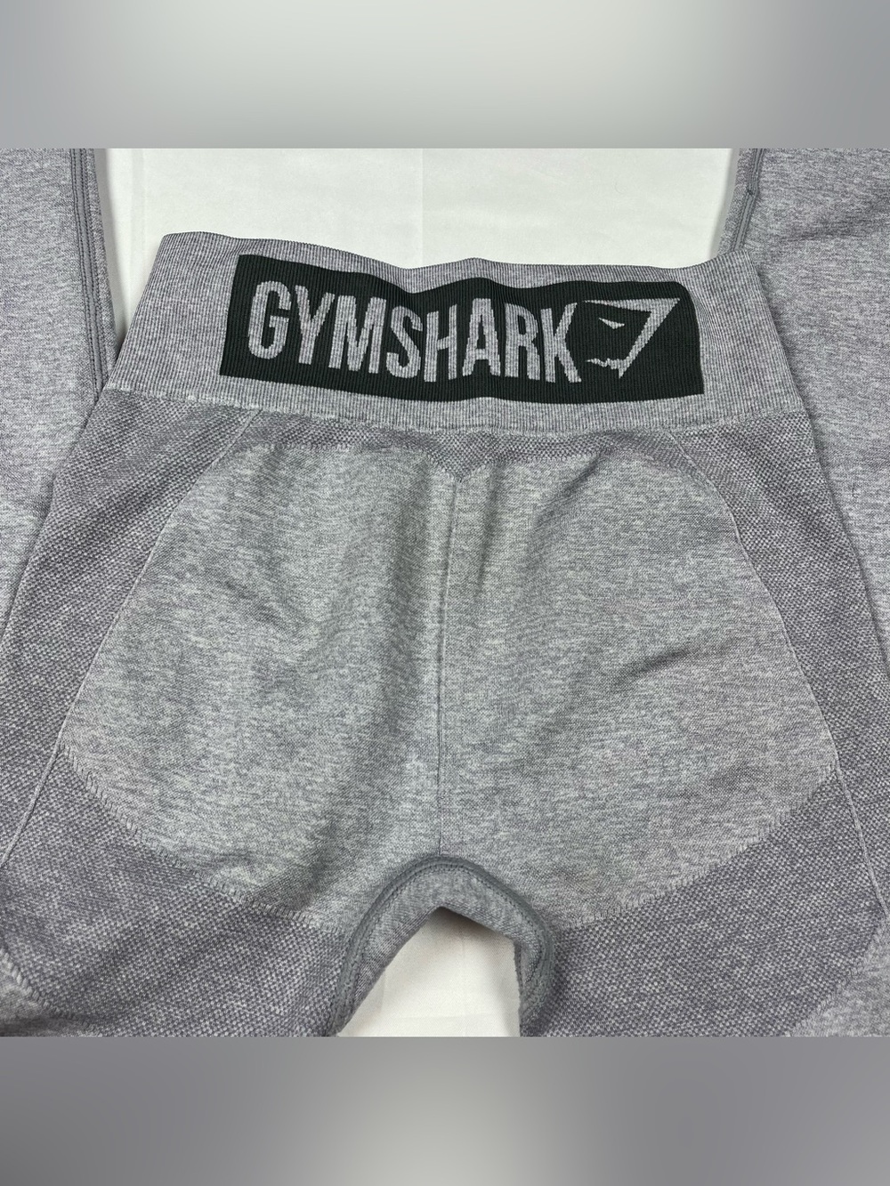 Gymshark Leggings Women XS Grey‎ flex seamless Mid rise athletic gym wear - Picture 3 of 5